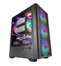 Mars Gaming MCQUANTUM carcasa de ordenador Midi Tower Negro