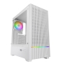 Mars Gaming MCQUANTUMW carcasa de ordenador Midi Tower Blanco