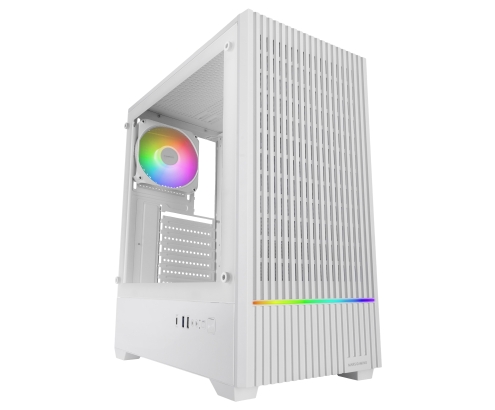 Mars Gaming MCQUANTUMW carcasa de ordenador Midi Tower Blanco