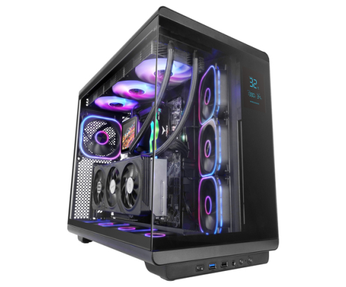 Mars Gaming MCREVMAX carcasa de ordenador Midi Tower Negro
