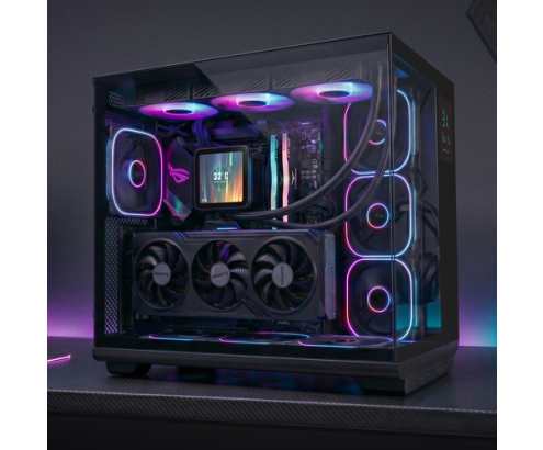 Mars Gaming MCREVPRO carcasa de ordenador Midi Tower Negro