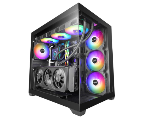 Mars Gaming MCV5 carcasa de ordenador Midi Tower Negro