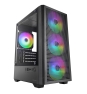 Mars Gaming MCVECTOR carcasa de ordenador Mini Tower Negro