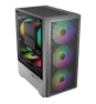 Mars Gaming MCVECTOR carcasa de ordenador Mini Tower Negro