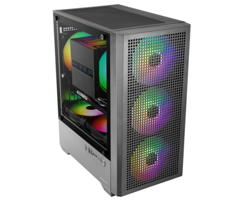 Mars Gaming MCVECTOR carcasa de ordenador Mini Tower Negro