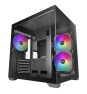 Mars Gaming MCVIEW3 carcasa de ordenador Mini Tower Negro