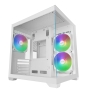 Mars Gaming MCVIEW3W carcasa de ordenador Mini Tower Blanco