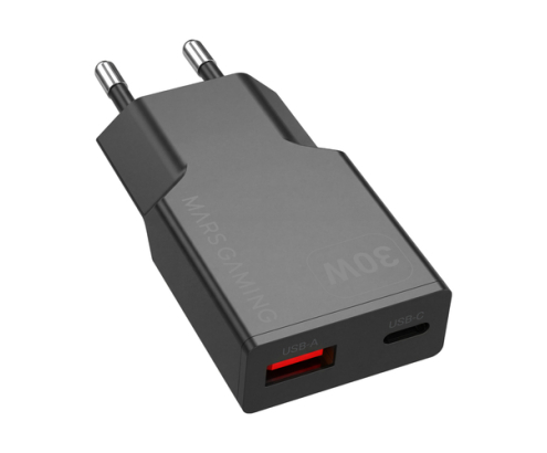 Mars Gaming MDGAN30 cargador de dispositivo móvil Negro