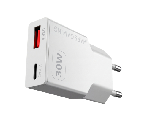 Mars Gaming MDGAN30W cargador de dispositivo móvil Blanco