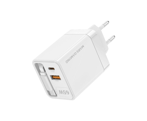 Mars Gaming MDGAN65RW cargador de dispositivo móvil Blanco