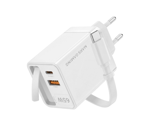 Mars Gaming MDGAN65RW cargador de dispositivo móvil Blanco