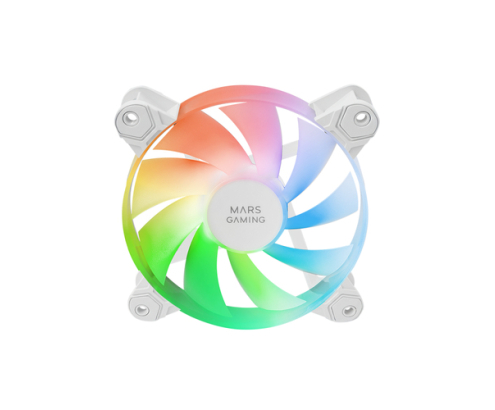 Mars Gaming MF-4A Carcasa del ordenador Ventilador 12 cm Blanco 4 pieza(s)