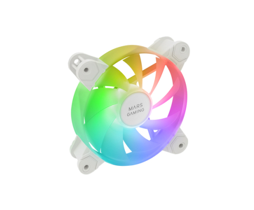 Mars Gaming MF-4A Carcasa del ordenador Ventilador 12 cm Blanco 4 pieza(s)