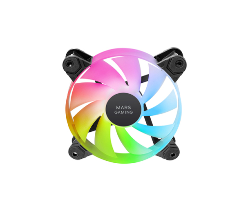 Mars Gaming MF-4A Carcasa del ordenador Ventilador 12 cm Negro 4 pieza(s)