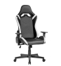 Mars Gaming MGC-PRO, Silla Gaming Profesional, Acabado Cuero PU, Reposabrazos 2D y Respaldo Reclinable 135°, Cojines Lumbar y Cervical Soft-Touch, Ru