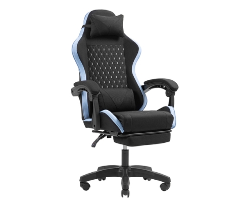Mars Gaming MGC-X Fabric Silla para videojuegos de PC Asiento acolchado Negro, Azul