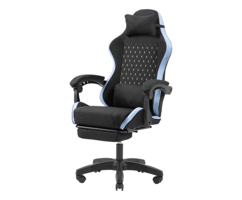 Mars Gaming MGC-X Fabric Silla para videojuegos de PC Asiento acolchado Negro, Azul