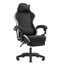 Mars Gaming MGC-X Fabric Silla para videojuegos de PC Asiento acolchado Negro, Blanco