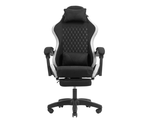 Mars Gaming MGC-X Fabric Silla para videojuegos de PC Asiento acolchado Negro, Blanco