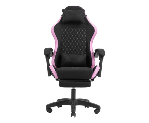 Mars Gaming MGC-X Fabric Silla para videojuegos de PC Asiento acolchado Negro, Rosa