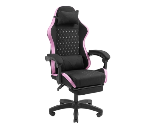 Mars Gaming MGC-X Fabric Silla para videojuegos de PC Asiento acolchado Negro, Rosa