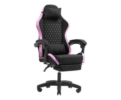 Mars Gaming MGC-X Fabric Silla para videojuegos de PC Asiento acolchado Negro, Rosa