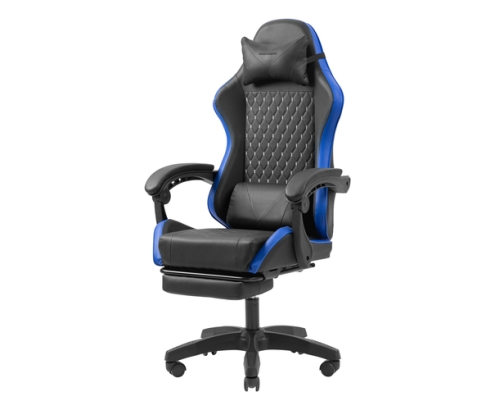 Mars Gaming MGC-X Silla para videojuegos de PC Asiento acolchado Negro, Azul