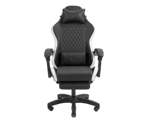 Mars Gaming MGC-X Silla para videojuegos de PC Asiento acolchado Negro, Blanco