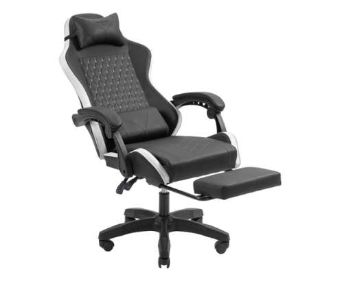 Mars Gaming MGC-X Silla para videojuegos de PC Asiento acolchado Negro, Blanco