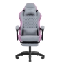Mars Gaming MGCXFSPK silla para videojuegos Silla para videojuegos de PC Asiento acolchado Gris, Rosa