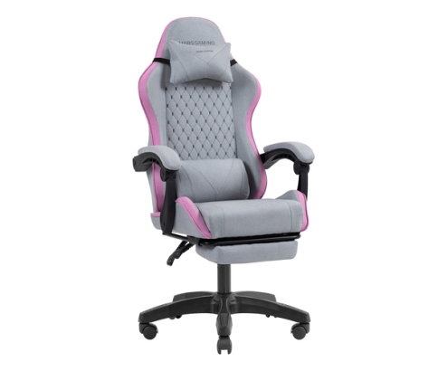 Mars Gaming MGCXFSPK silla para videojuegos Silla para videojuegos de PC Asiento acolchado Gris, Rosa