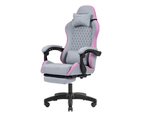 Mars Gaming MGCXFSPK silla para videojuegos Silla para videojuegos de PC Asiento acolchado Gris, Rosa