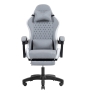 Mars Gaming MGCXFSW silla para videojuegos Silla para videojuegos de PC Asiento acolchado Gris, Blanco