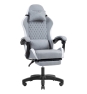 Mars Gaming MGCXFSW silla para videojuegos Silla para videojuegos de PC Asiento acolchado Gris, Blanco