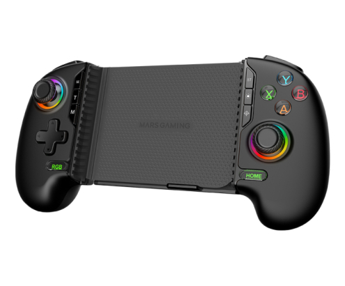 Mars Gaming MGPXPRO mando y volante Negro Bluetooth/USB Gamepad Analógico/Digital Android, PC, PlayStation 4, Nintendo Switch 2