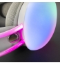 Mars Gaming MH-GLOW Blanco Auriculares 360º Full Chroma RGB Flow Micrófono Cancelación de Ruido Diseño Ultra-ligero Almohadillas Mempory-Foam Comp