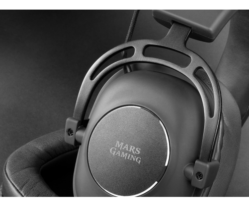 Mars Gaming MH6 auricular y casco Auriculares Diadema Conector de 3,5 mm Negro