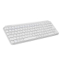 Mars Gaming MK-SILENKEYS teclado Universal RF Wireless + Bluetooth QWERTY Español Blanco
