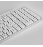 Mars Gaming MK-SILENKEYS teclado Universal RF Wireless + Bluetooth QWERTY Español Blanco