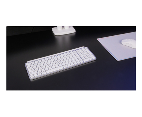 Mars Gaming MK-SILENKEYS teclado Universal RF Wireless + Bluetooth QWERTY Español Blanco