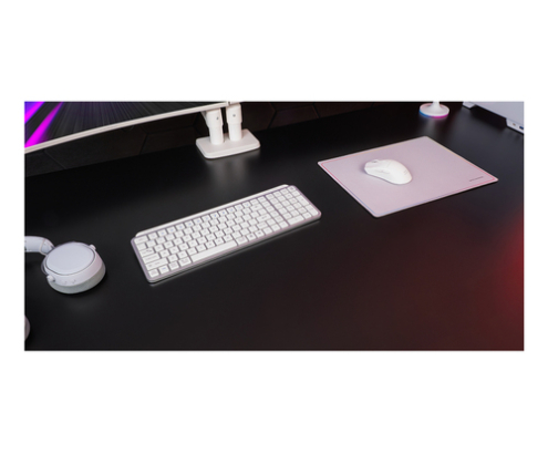 Mars Gaming MK-SILENKEYS teclado Universal RF Wireless + Bluetooth QWERTY Español Blanco
