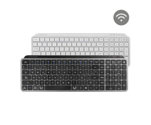 Mars Gaming MK-SILENKEYS teclado Universal RF Wireless + Bluetooth QWERTY Español Negro