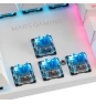 Mars Gaming MK422 Blanco Teclado Mecánico Gaming RGB Antighosting Switch Mecánico Rojo Idioma US