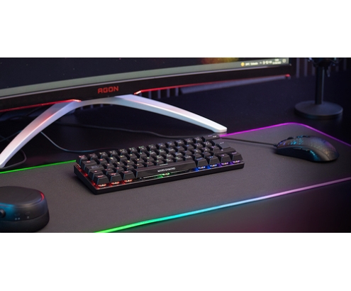 Mars Gaming MK60 teclado Juego USB QWERTY Italiano Negro