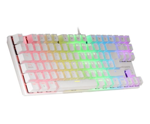 Mars Gaming MK80W teclado Juego USB QWERTY Italiano Blanco