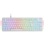 Mars Gaming MKPROWYFR teclado Juego USB AZERTY Francés Blanco