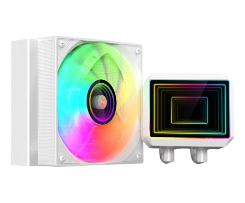 Mars Gaming ML-TWO120W Procesador Kit de refrigeración líquida 12 cm Blanco 1 pieza(s)