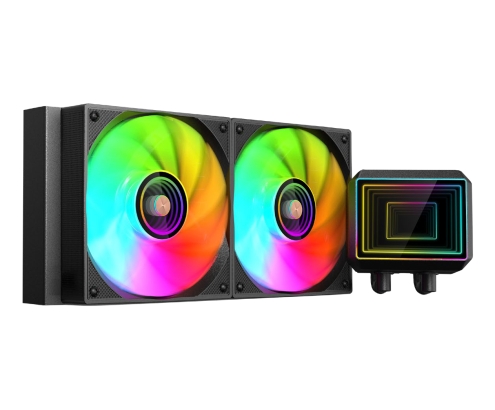 Mars Gaming ML-TWO240 Procesador Kit de refrigeración líquida 12 cm Negro 1 pieza(s)