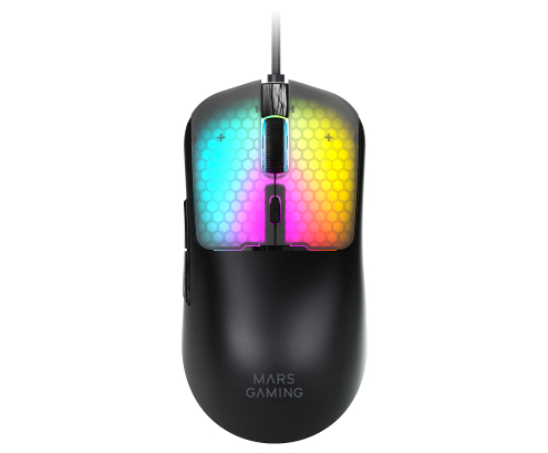 Mars Gaming MMVIPER ratón Juego mano derecha USB Type-A + USB Type-C Óptico 12800 DPI