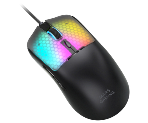 Mars Gaming MMVIPER ratón Juego mano derecha USB Type-A + USB Type-C Óptico 12800 DPI